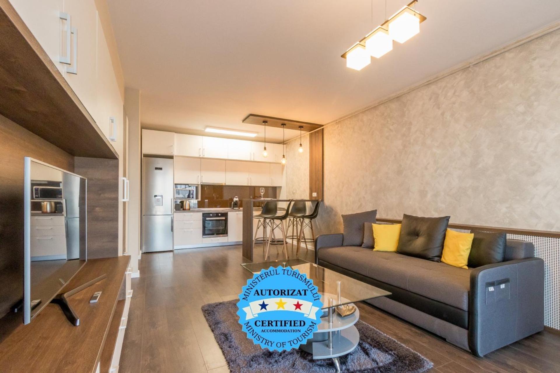Modern Downtown Apartment 클루지나포카 외부 사진